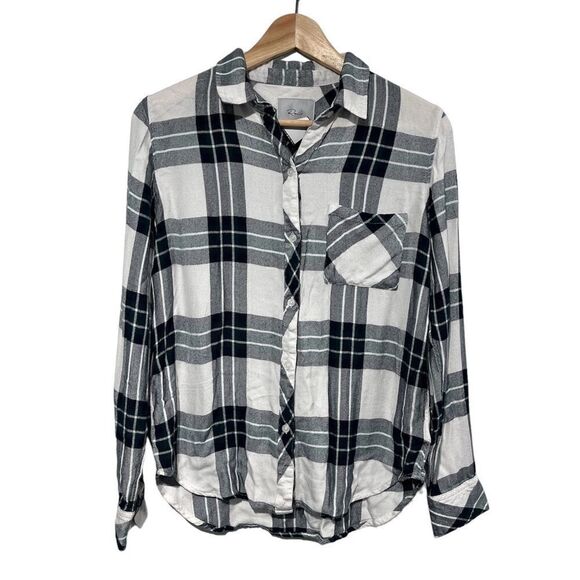 ⚡️Rails Hunter plaid button up shirt in white admiral pine - size small - Picture 4 of 12